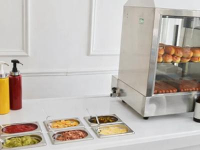 Carrito de perritos calientes para eventos