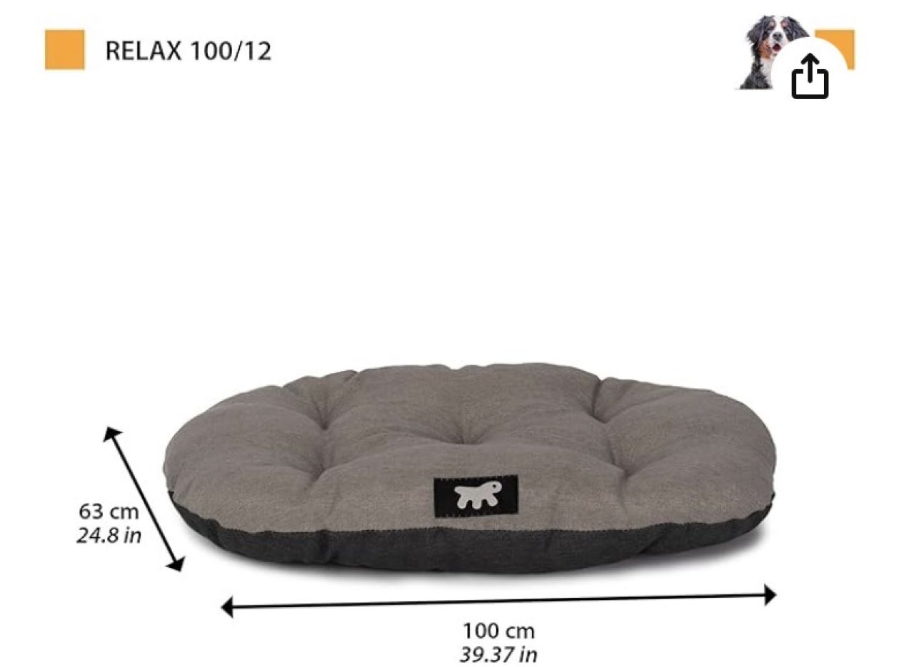 Hundebett, Hundematratze für große Hunde, neuwertig, waschbar, 100x63 cm, aus Italien