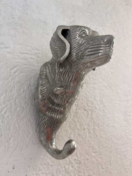 Dog Leash Hanger, Dog Silver