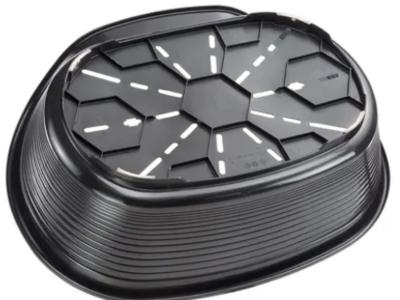 Hygienisches Hundebett, Hundeschale, Ferplast Korb Siesta Deluxe schwarz aus Italien, neuwertig