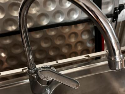 Horno Ikea con placa vitrocerámica y fregadero