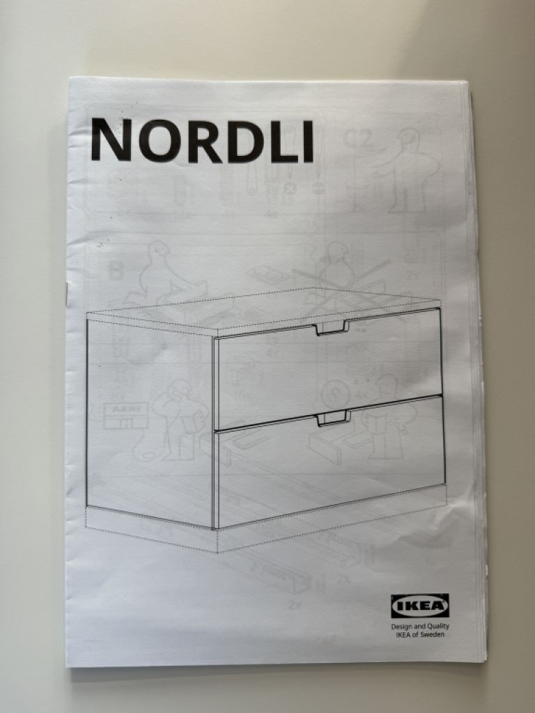 Ikea NORDLI Kommode mit 4 Schubfächern