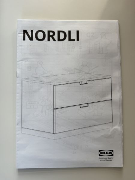 Ikea NORDLI Kommode mit 4 Schubfächern