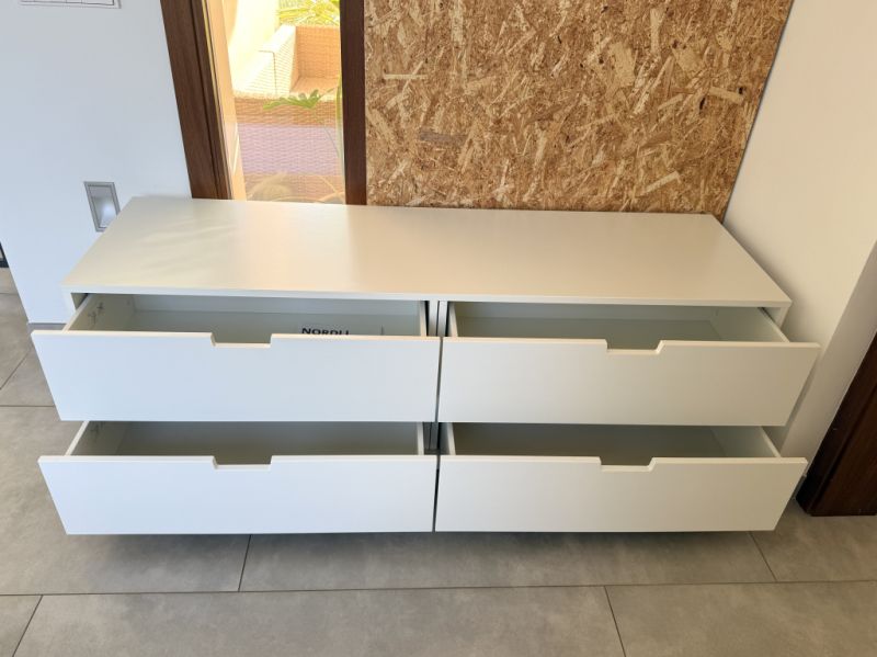 Ikea NORDLI Kommode mit 4 Schubfächern