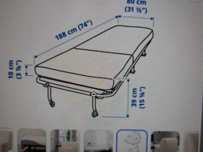 IKEA armchair bed; Lycksele