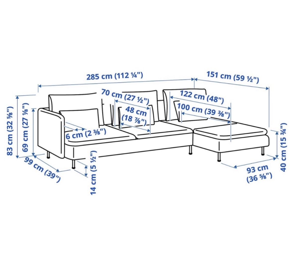 Sofá Ikea Söderhamn