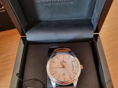 Jean Marcel Herren-Armbanduhr Astrum Automatik mit 2 Bändern