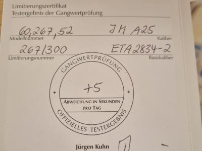 Jean Marcel Herren-Armbanduhr Astrum Automatik mit 2 Bändern