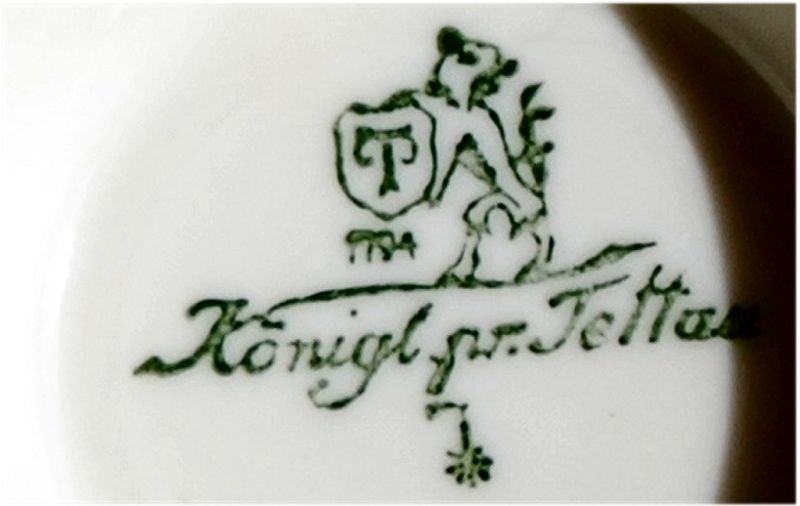 Servicio de Café, Juego de Té, Porcelana, Royal Privileged Porcelain Factory Tettau, 40 piezas