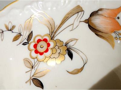 Servicio de Café, Juego de Té, Porcelana, Royal Privileged Porcelain Factory Tettau, 40 piezas