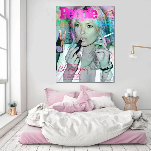 Arte de Kate Moss en Lenwand