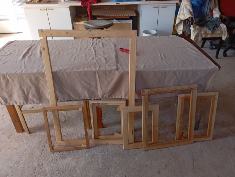 Bastidores + caballete