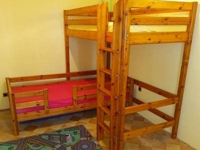 Kinderbett Stockbett Kombination m. Rutsche & Leitern Kinderzimmer