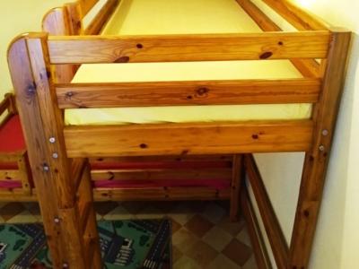 Kinderbett Stockbett Kombination m. Rutsche & Leitern Kinderzimmer