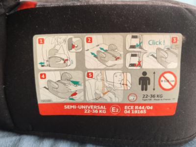 Silla infantil 22-36 kg EasyFix