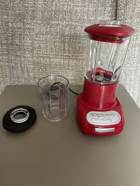 KitchenAid Artisan Blender en rojo – batidora de vaso de alta calidad con jarra de vidrio