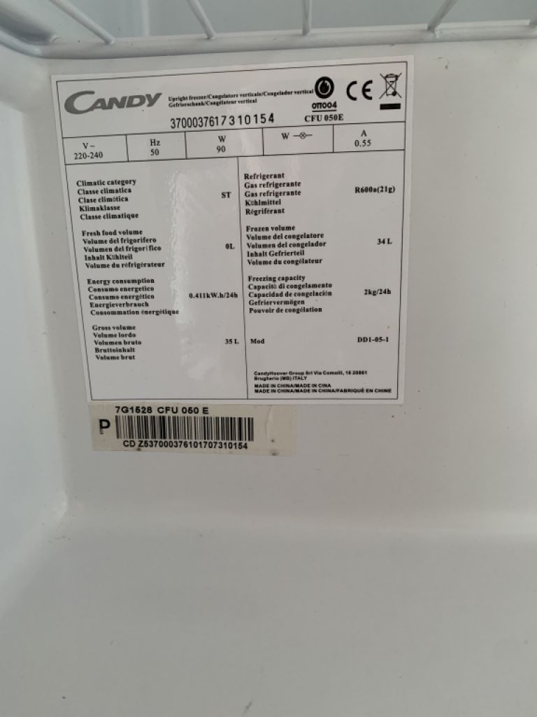 Kleiner Gefrierschrank 34 l