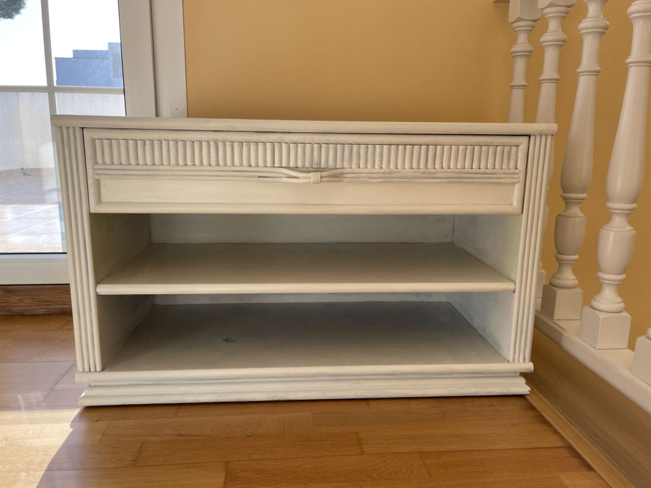 Cómoda / mueble para TV blanco madera