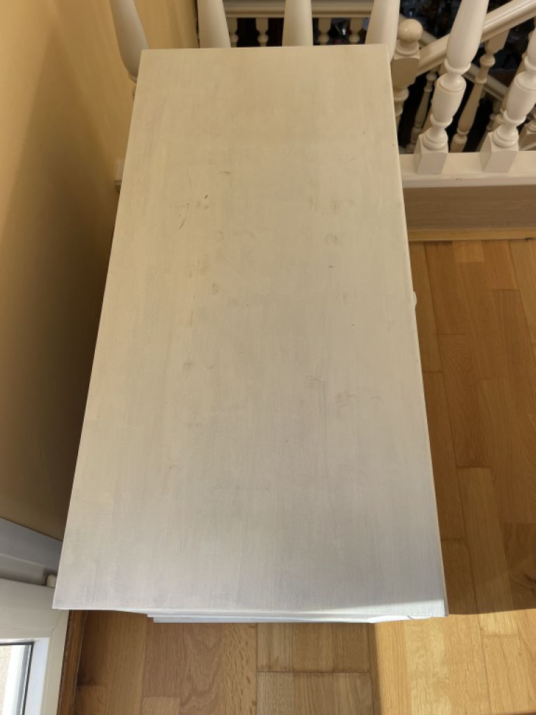 Kommode TV Schrank weiß Holz