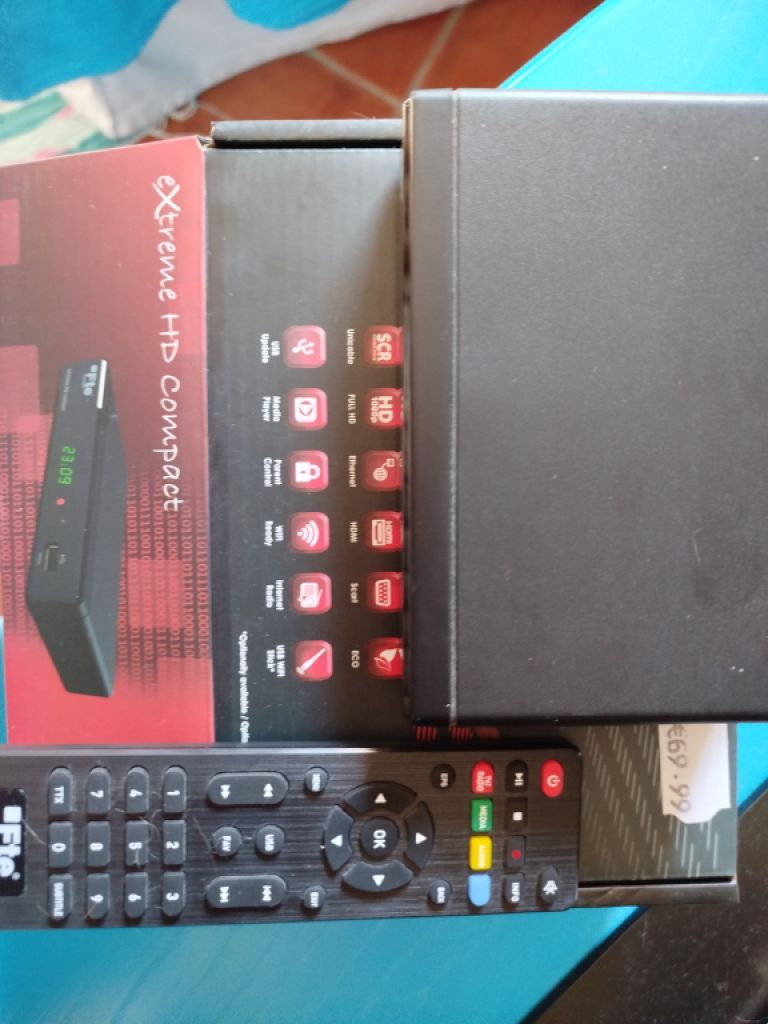 Sistema satélite completo - antena + LNB + receptor