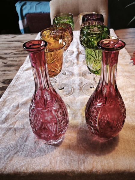 Konvolut Bleikristall Römer, Kelche, Karaffen