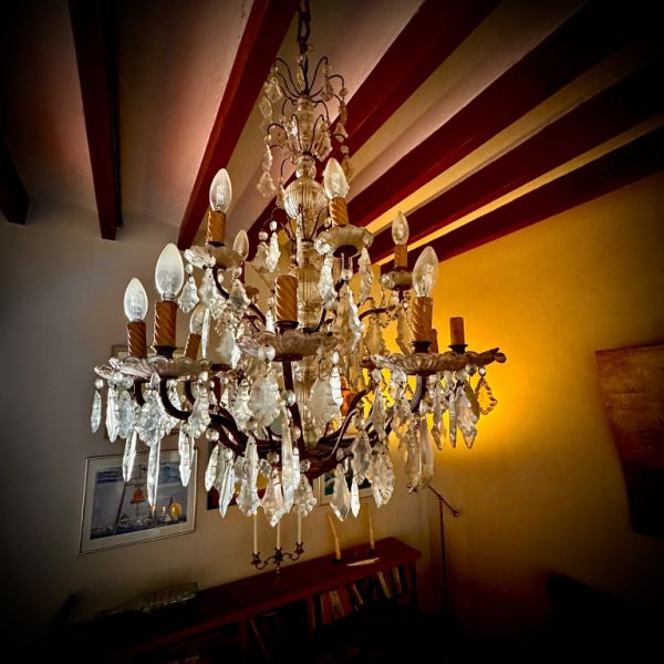 Candelabro de cristal