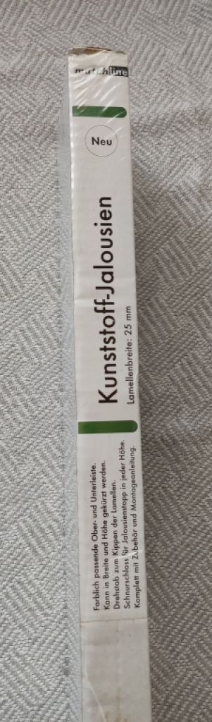 Kunststoff-Jalousien, neu