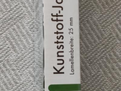 Kunststoff-Jalousien, neu