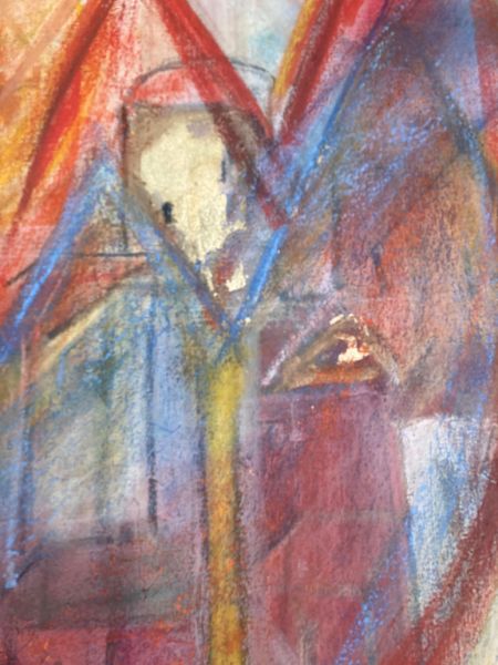 Kunstwerk von Winfried Flach - "Helles Dorf"