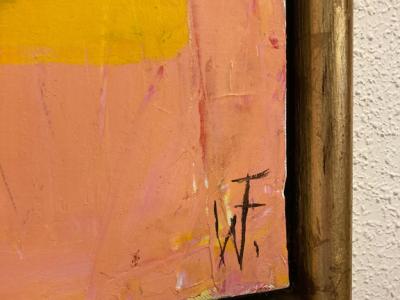 Obra de arte de Winfried Flach - "Tulipan azúl"