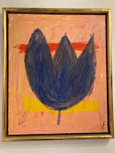 Obra de arte de Winfried Flach - "Tulipan azúl"