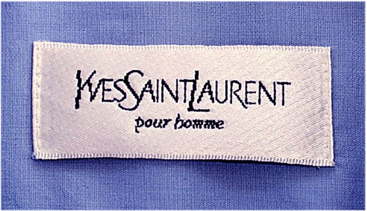 Kurzarmhemd - Luxushemd - Yves Saint Laurent - YSL Größe L