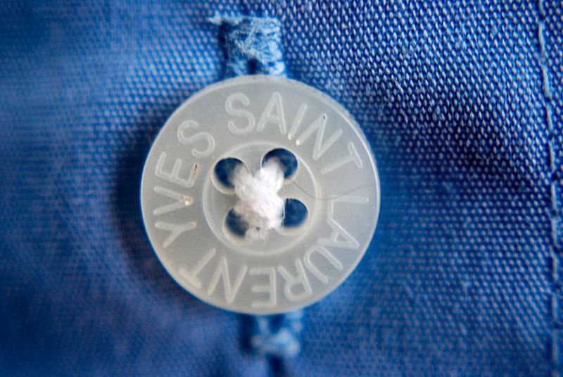 Kurzarmhemd - Luxushemd - Yves Saint Laurent - YSL Größe L