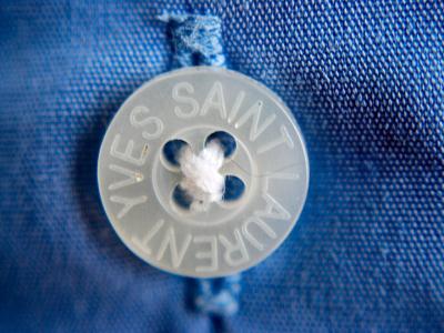 Kurzarmhemd - Luxushemd - Yves Saint Laurent - YSL Größe L