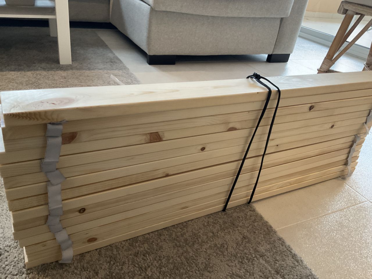 Slatted bed base 90 x 200 cm 2 roll-up slatted frames NEW IKEA 2 slatted frames