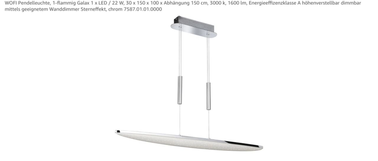 LED Esstisch Haengeleuchte (siehe Beschreibung)