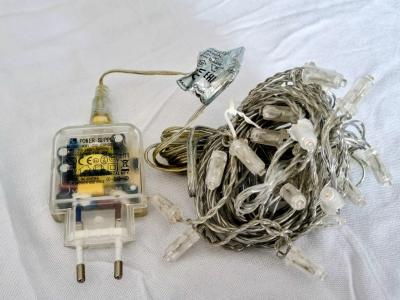 Guirnalda LED 3W  24 LED blanco cálido