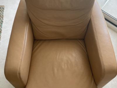 Sillón de cuero W. Schillig