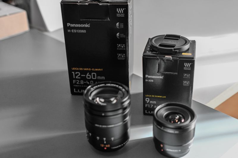 Leica DG Objektiv-Duo: 12-60mm Vario & 9mm Summilux (Neuzustand + Garantie)