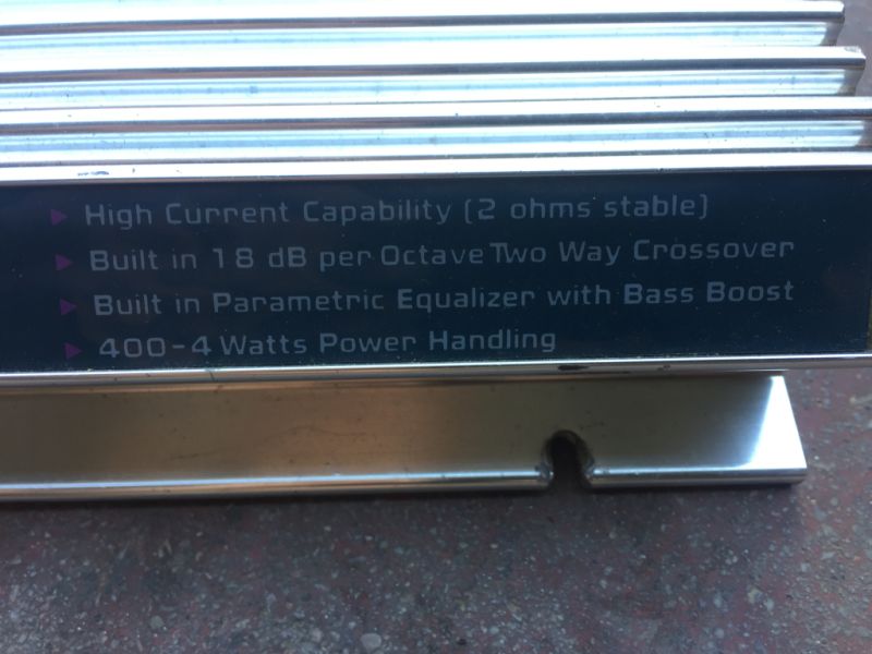 Etapa de potencia ecualizador JBC 400-4 Watt