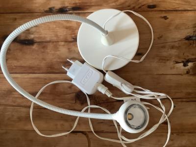 Lámpara de lectura lámparas de escritorio en crema blanco