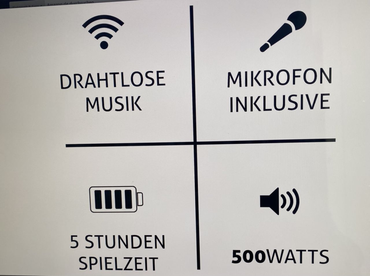 Vamos de fiesta ... Caja de música Bluetooth, Karaoke