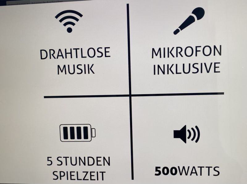 Vamos de fiesta ... Caja de música Bluetooth, Karaoke