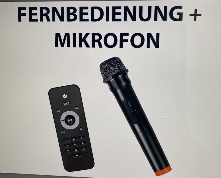 Vamos de fiesta ... Caja de música Bluetooth, Karaoke