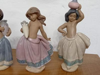 Lladro, campesinas, SET de 3