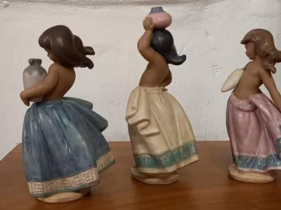 Lladro, campesinas, SET de 3