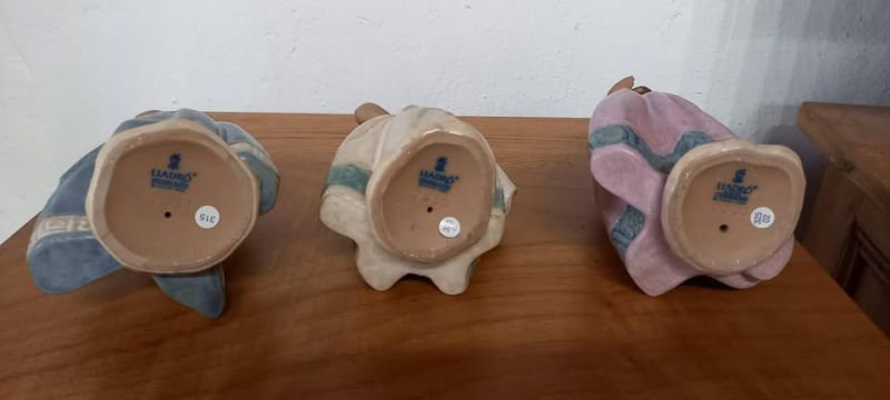 Lladro, campesinas, SET de 3