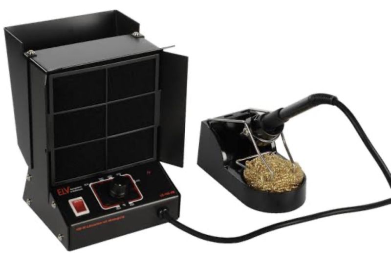 Estación de soldadura LS-100-AB, con extracción,