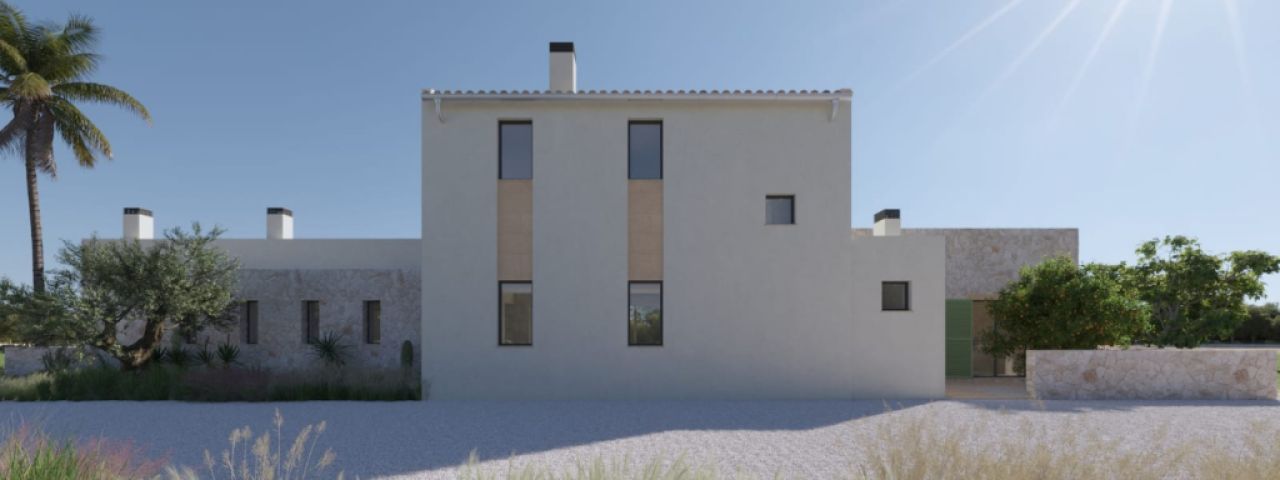 Luxus-Finca-Projekt zum Verkauf zwischen Porto Cristo und Porto Colom