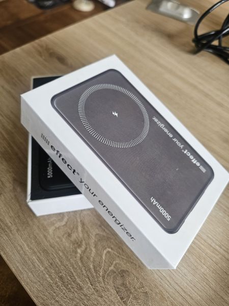 Magnetische Powerbank 5000 mAh – Kabelloses Laden